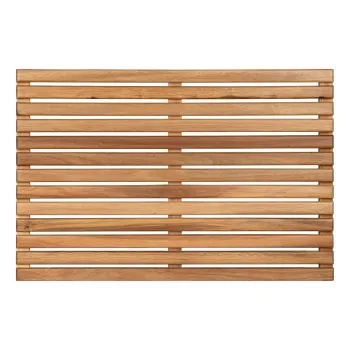 Covoras de baie in culoare naturala din lemn 40x60 cm Acacia - Wenko imagine