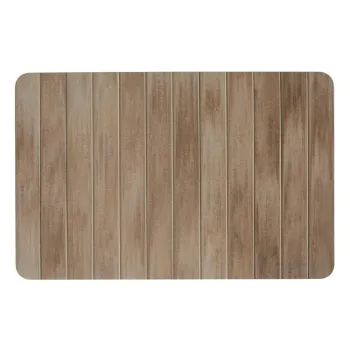 Covoras de baie in culoare naturala inchisa din diatomit 39x60 cm Argiri - Wenko imagine