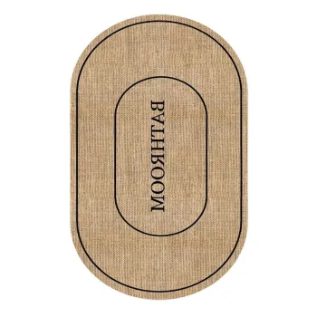 Covoras de baie maro 60x90 cm Jute Look - Mila Home imagine