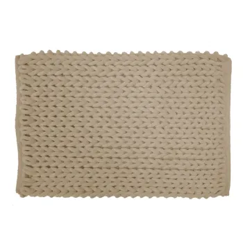 Covoras de baie maro deschis 50x80 cm Ariel - douceur d'interieur imagine