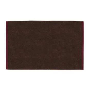 Covoras de baie maro din bumbac organic 50x80 cm Soft - Mette Ditmer Denmark imagine