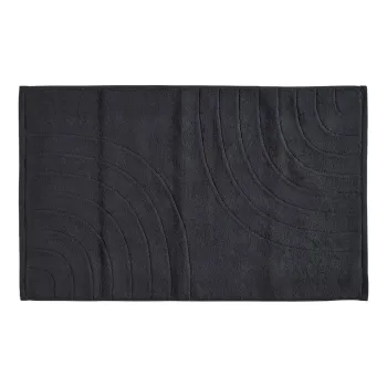 Covoras de baie negru 50x80 cm Time - Zone imagine