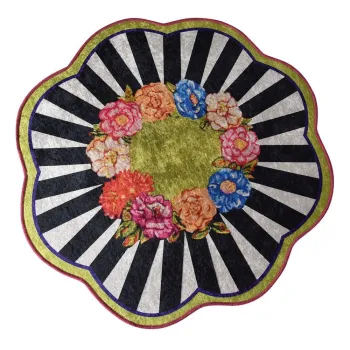 Covoras de baie o 100 cm Loan - Foutastic imagine