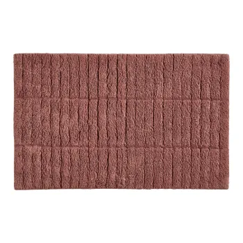 Covoras de baie rosu 50x80 cm Tiles - Zone imagine
