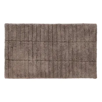 Covoras de baie taupe 50x80 cm Tiles - Zone imagine