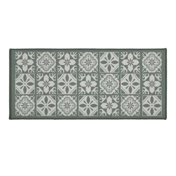 Covoras de baie verde din material textil 50x120 cm Constantine - douceur d'interieur imagine