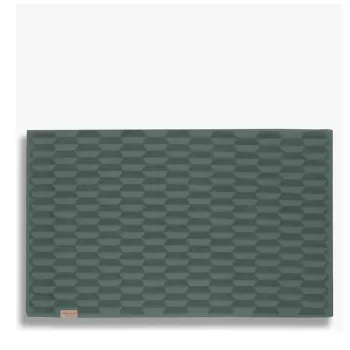 Covoras de baie verde inchis 50x80 cm Geo - Mette Ditmer Denmark imagine