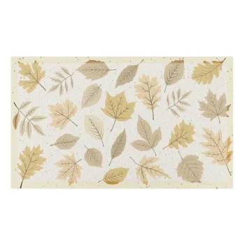 Covoras de intrare 40x70 cm Autumn Neutral Leaves - Artsy Doormats imagine