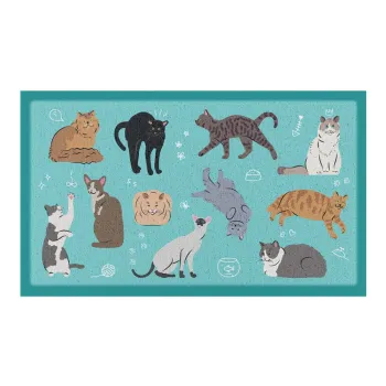 Covoras de intrare 40x70 cm Cats - Artsy Doormats imagine
