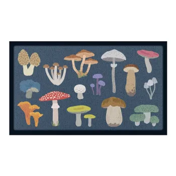 Covoras de intrare 40x70 cm Mixed Wild Mushroom - Artsy Doormats imagine