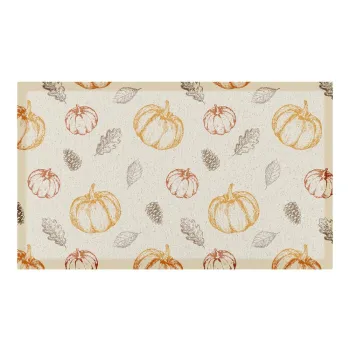 Covoras de intrare 40x70 cm Sketch Pumpkin - Artsy Doormats imagine