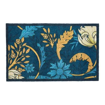 Covoras de intrare 50x80 cm William Morris Blue - Artsy Doormats imagine