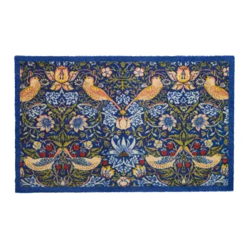 Covoras de intrare 50x80 cm William Morris Strawberry Thief - Artsy Doormats imagine