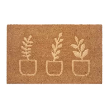 Covoras de intrare din fibre de cocos 75x45 cm Flowerpot - Hanse Home imagine