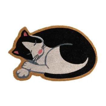 Covoras de intrare din fibre de nuca de cocos 40x60 cm Cat - Casa Seleccion imagine