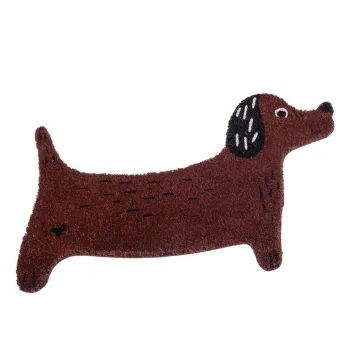 Covoras de intrare din fibre de nuca de cocos 40x60 cm Dog - Dakls imagine