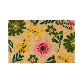 Covoras de intrare din fibre de nuca de cocos 40x60 cm Flora - Casa Seleccion imagine