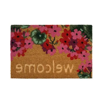 Covoras de intrare din fibre de nuca de cocos 40x60 cm Geranio - Casa Seleccion imagine