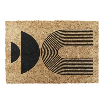 Covoras de intrare din fibre de nuca de cocos 40x60 cm Half Moon - Artsy Doormats imagine