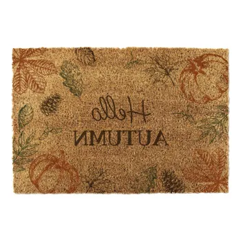 Covoras de intrare din fibre de nuca de cocos 40x60 cm Hello Autumn - Artsy Doormats imagine