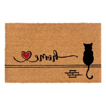 Covoras de intrare din fibre de nuca de cocos 40x70 cm Kitty Home - Hanse Home imagine