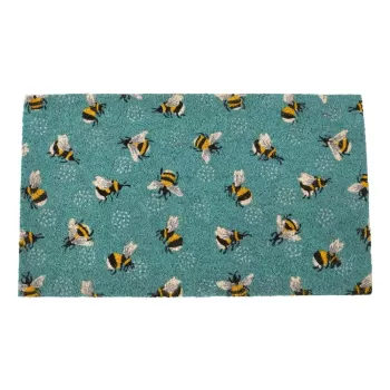 Covoras de intrare din fibre de nuca de cocos 43x73 cm Bumblebee - Rex London imagine