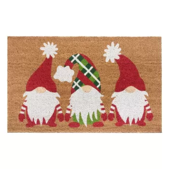 Covoras de intrare din fibre de nuca de cocos 45x75 cm cu model de Craciun - Hanse Home imagine