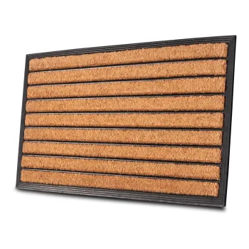 Covoras de intrare din fibre de nuca de cocos 45x75 cm Striped - Hanse Home imagine