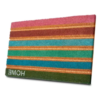 Covoras de intrare din fibre de nuca de cocos 45x75 cm Stripes - Hanse Home imagine