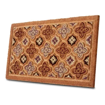 Covoras de intrare din fibre de nuca de cocos 45x75 cm Tiles - Hanse Home imagine