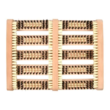 Covoras de intrare din lemn 36x26 cm Duo - Esschert Design imagine