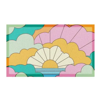 Covoras de intrare din plastic reciclat 40x70 cm Elizabeth Olwen - Artsy Doormats imagine