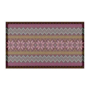 Covoras de intrare din plastic reciclat 40x70 cm Fair Isle - Artsy Doormats imagine