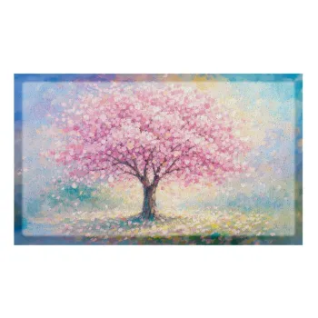 Covoras de intrare din PVC 40x70 cm Blossom Tree - Artsy Doormats imagine