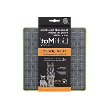 Covoras de lins pentru animale de companie Buddy Tuff Green - LickiMat imagine