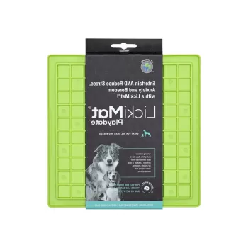 Covoras de lins pentru animale de companie Playdate Green - LickiMat imagine