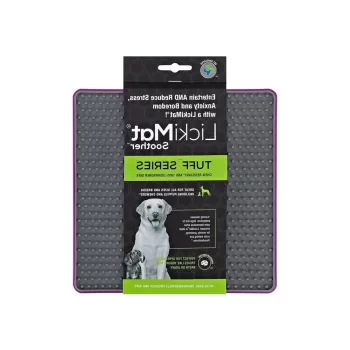 Covoras de lins pentru animale de companie Soother Tuff Purple - LickiMat imagine