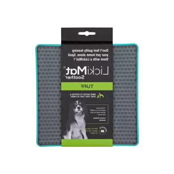 Covoras de lins pentru animale de companie Soother Tuff Turquoise - LickiMat imagine
