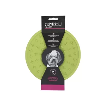 Covoras de lins pentru baie Splash Green - LickiMat imagine