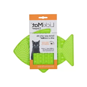 Covoras de lins pentru pisici Casper Green - LickiMat imagine