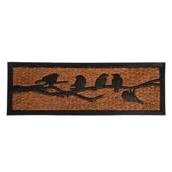 Covoras intrare din fibra de nuca de cocos si cauciuc Esschert Design, 75 x 25 cm imagine