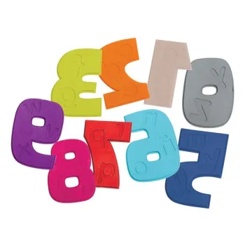 Covorase antiderapante pentru copii pentru cada 10 buc. 11x12,5 cm Chifres - MSV imagine