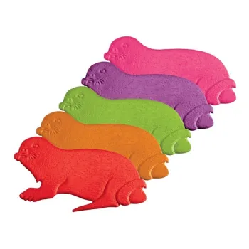 Covorase antiderapante pentru copii pentru cada 5 buc. 10,5x16,5 cm Phoques - MSV imagine