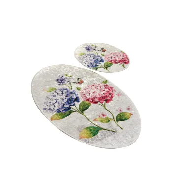 Covorase de baie 2 buc. 60x100 cm Ortanca - Foutastic imagine