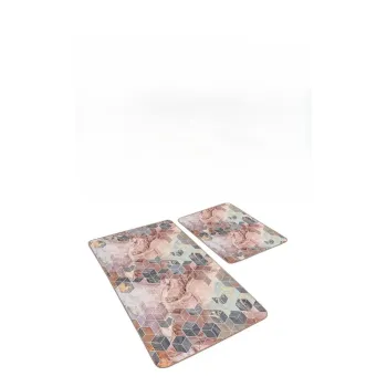 Covorase de baie 2 buc. din catifea 60x100 cm - Mila Home imagine