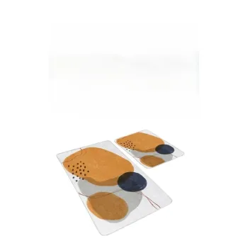 Covorase de baie 2 buc. din catifea 60x100 cm - Mila Home imagine