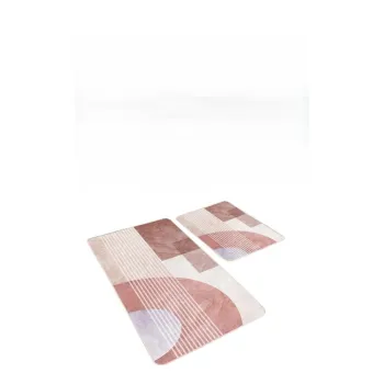 Covorase de baie 2 buc. din catifea 60x100 cm - Mila Home imagine