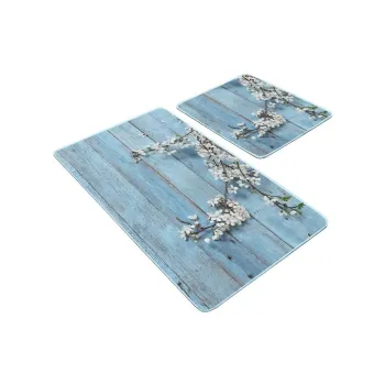 Covorase de baie albastre 2 buc. 60x100 cm - Mila Home imagine