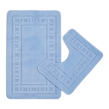 Covorase de baie albastre in set de 2 bucati Armoni - Catherine Lansfield imagine