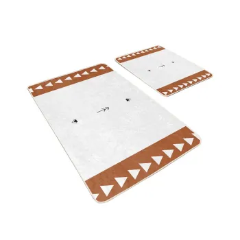 Covorase de baie albe 2 buc. 60x100 cm - Mila Home imagine